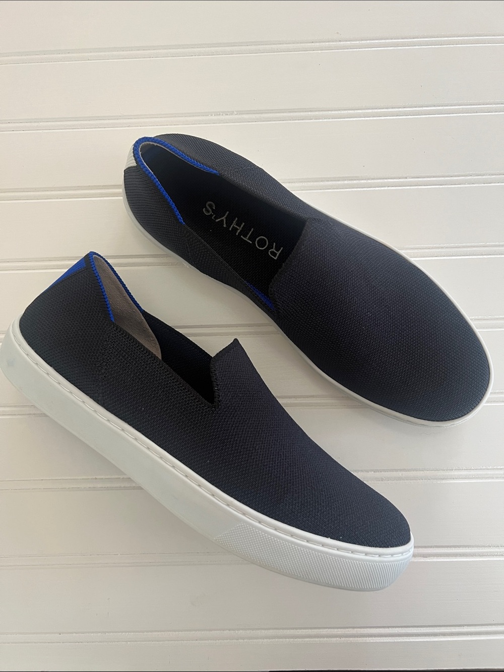 Rothy's Slip-On Sneaker Black Size 9